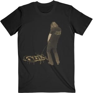 Image of Ozzy Osbourne - Perfectly Ordinary Leak Unisex Medium T-Shirt - Black