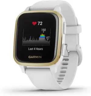 Image of Garmin Venu SQ 3.3cm (1.3") LCD 40 mm Gold, White GPS (satellite)
