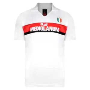 Image of AC Milan 1988 Away Retro Football Shirt