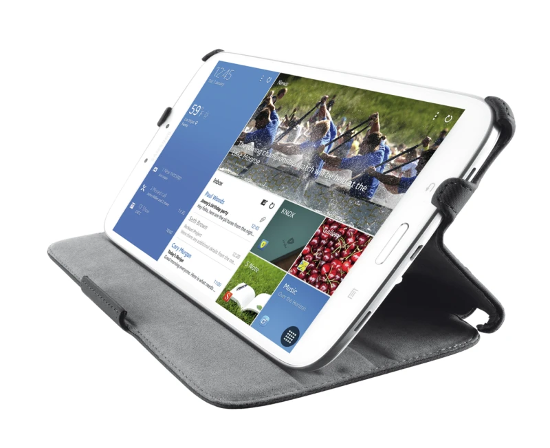 Image of Trust Stile Folio Stand for Galaxy Tab4 8.0 - black