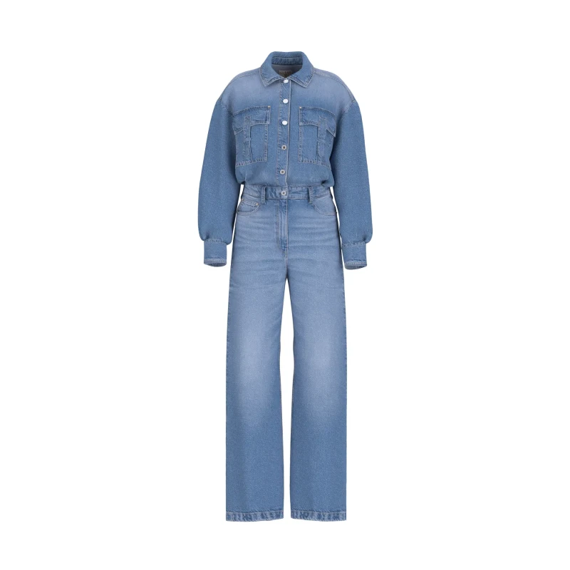 Image of Guess Womens jumpsuit Guess Kinsley Bleu Female 28x32