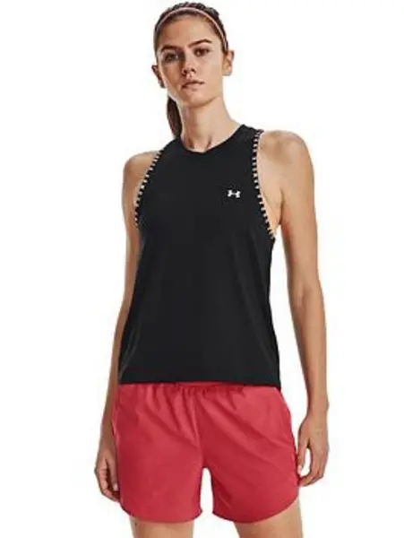 Image of Under Armour Knockout Novelty Tank - Black/Multi, Black/Multi Size XS Women