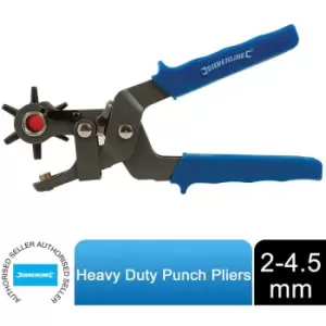 Image of Silverline 200111 Heavy-Duty Powder Coated Sizing Punch Pliers, 2-4.5mm