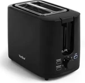 Image of VonShef 2000133 Compact 2 Slice Toaster