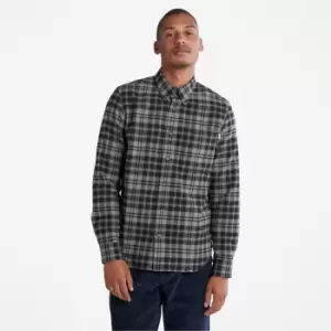 Image of Timberland Flannel Checked Shirt For Men In Green Green, Size L