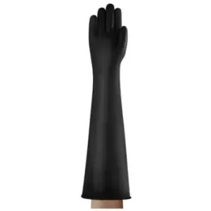 Image of 87-108 size 9,5 Chemical Protection Gloves - Black - Ansell