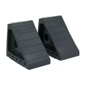 Image of Rubber wheel chocks for HGV's and light aircraft