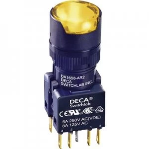 Image of DECA ADA16S6 MR2 B2CO Pushbutton 250 V AC 5 A 1 x OffOn IP65 momentary