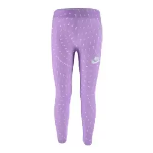 Image of Nike Swooshfetti Leggings Infant Girls - Purple