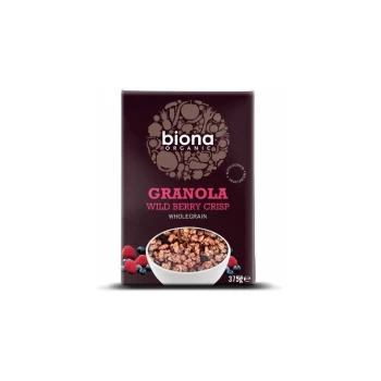 Image of Organic Wild Berry Granola - 375g - 77771 - Biona