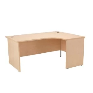 Image of Jemini Maple Right Hand Panel End Radial Desk 1600mm KF838068