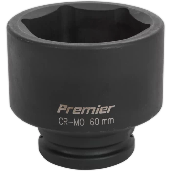 Image of Sealey 3/4" Drive Hexagon Impact Socket Metric 3/4" 60mm