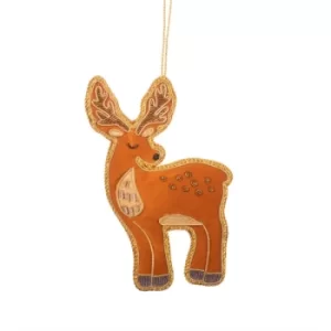 Image of Deer Zari Decoration