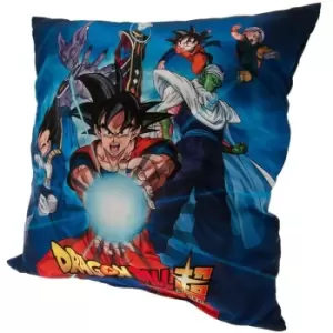 Image of Dragon Ball Z Super Filled Cushion (One Size) (Blue/Red/Yellow) - Blue/Red/Yellow