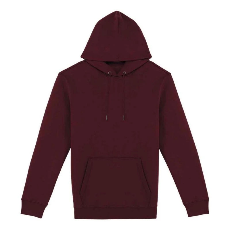 Image of Native Spirit Mens Heavyweight Hoodie in Dark Red Size: XS Dark Red Male XS
