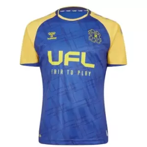 Image of Hummel Hashtag United Training Shirt Mens - Yellow