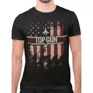 Image of Top Gun Flag Unisex T-Shirt Medium