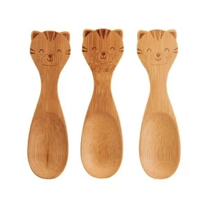 Image of Sass & Belle (Set of 3) Tiger Bamboo Spoons