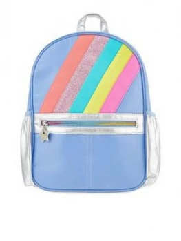 Image of Accessorize Girls Rainbow Backpack - Multi