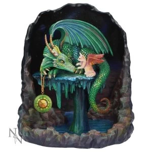 Image of Time Dragon Emerald Statue