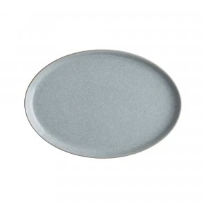 Image of Denby Elements Light Grey Medium Oval Tray