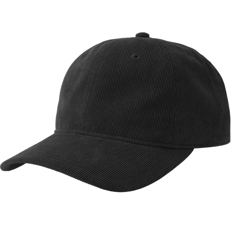 Image of Atlantis Womens Creep S Corduroy Baseball Cap in Black Female One Size