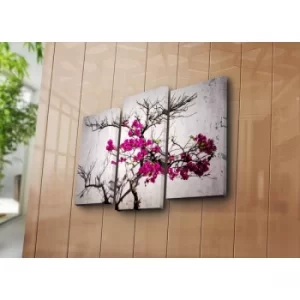 Image of 3KBPAT-34 Multicolor Decorative Canvas Painting (3 Pieces)