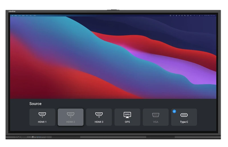Image of NEWLINE Newline TT-7523C video conference monitor 190.5cm (75") LED 3840 x 2160 pixels 4K Ultra HD TT-7523C
