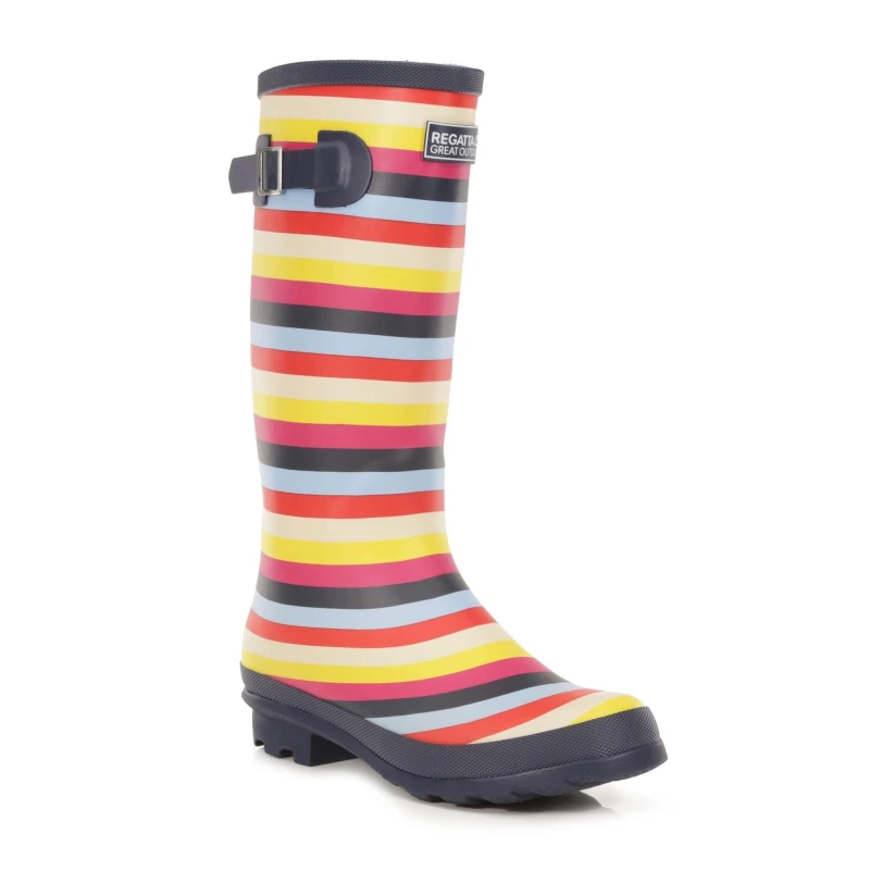 Image of Regatta Lady Fairweather II Wellies Multi Stripe female 8 (42)