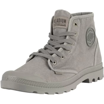 Image of Palladium Pampa Hi Boots mens Mid Boots in Grey - Sizes 7,10