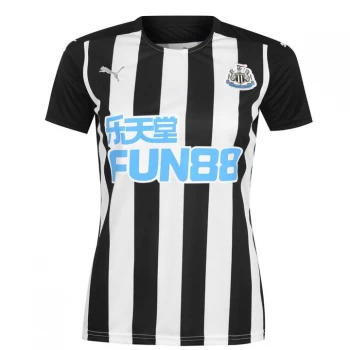 Image of Puma Newcastle United Home Shirt 2020 2021 Ladies - Black/White