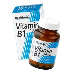 Image of HealthAid Vitamin B1 100mg Tablets (Thiamin)