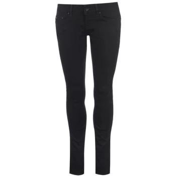 Image of G Star Midge Zip Low Skinny Jeans Womens - rinsed