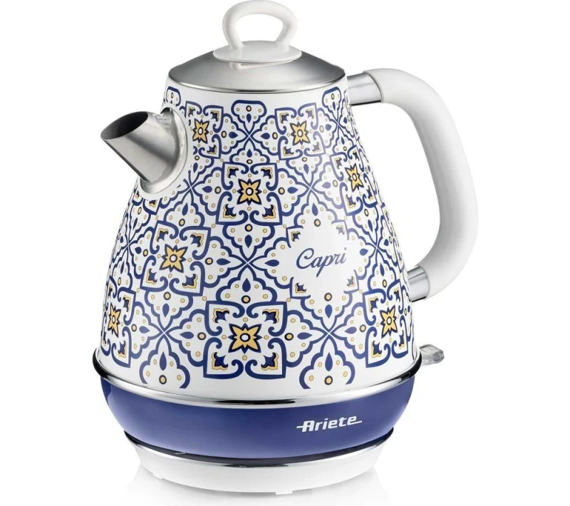 Image of ARIETE Capri 2869/0C Jug Kettle - Blue & White, Blue,White 8003705122925