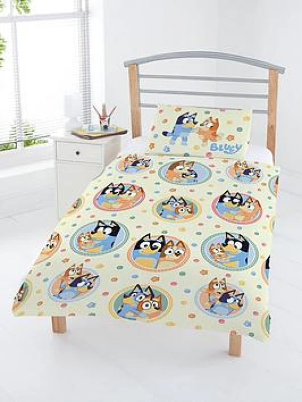 Image of Bluey Frames Junior Duvet Cover Set Print W0ID6 Unisex
