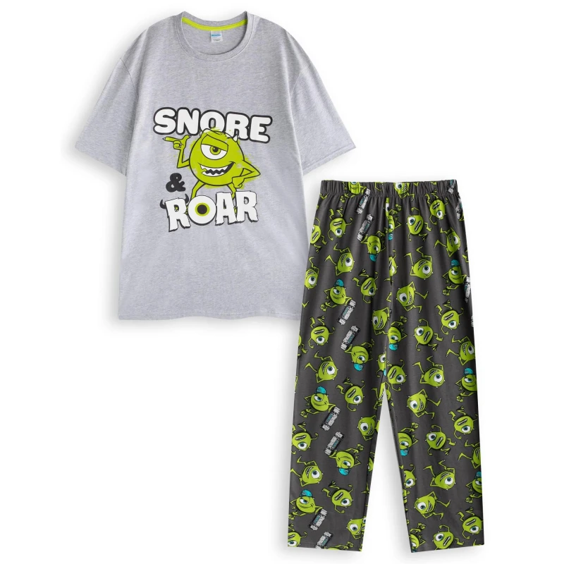 Image of Disney Men Short Sleeve Long Leg Pyjama Set Size: 2X-large Multi XXL Male 5063203281619