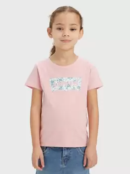 Image of Kids Daisy Batwing Tee - Pink / Quartz Pink