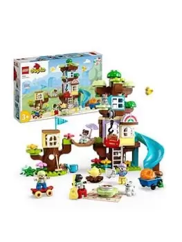 Image of Lego Duplo 3In1 Tree House Set With Animals 10993