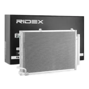 Image of RIDEX Condenser FORD 448C0245 1513108,1521951,1526277 AC Condenser,Condenser, air conditioning 1787028,1787029,8V5119710BB,8V5119710BC,8V5119710BD