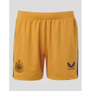 Image of Castore Newcastle United Third Shorts Womens - Yellow