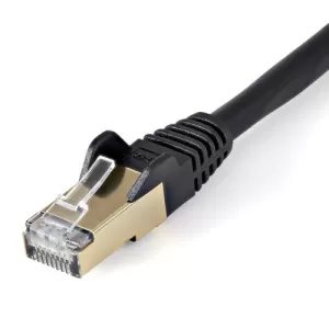Image of 7.5m CAT6a Black RJ45 10GbE STP Cable