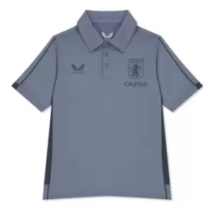 Image of Castore Aston Villa Training Polo Shirt Juniors - Yellow