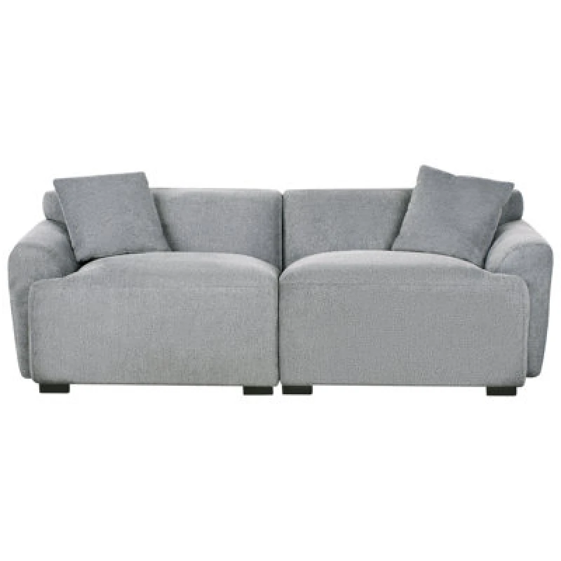 Image of Beliani Sofa 3 Seater Korio Grey