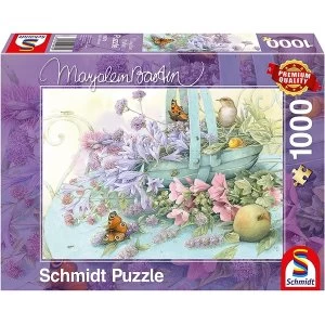 Image of Marjolein Bastin - Flower Basket 1000 Piece Jigsaw Puzzle