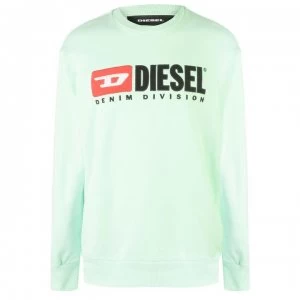 Image of Diesel Crew Neck Sweatshirt - 5AQ Mint