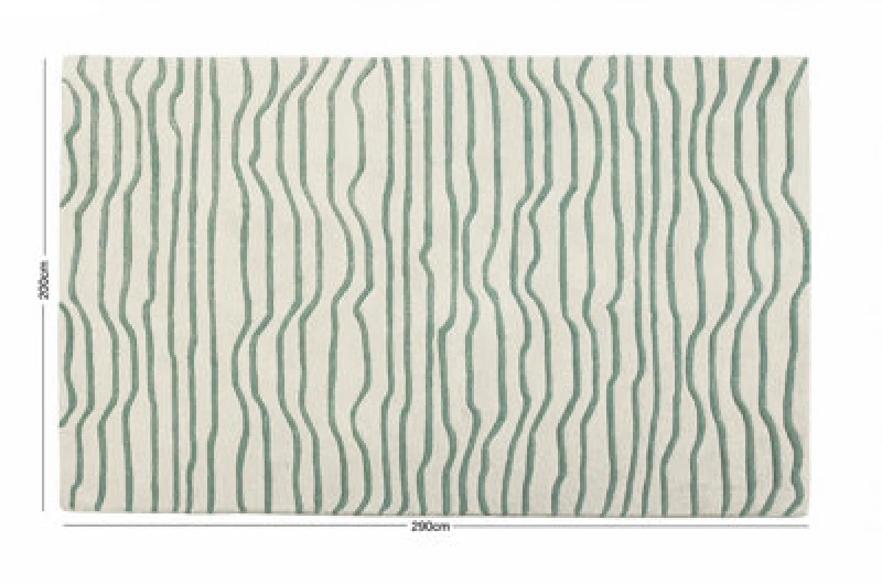 Image of Esselle Home Aura Dune Natural / Green 200 X 290Cm Rug