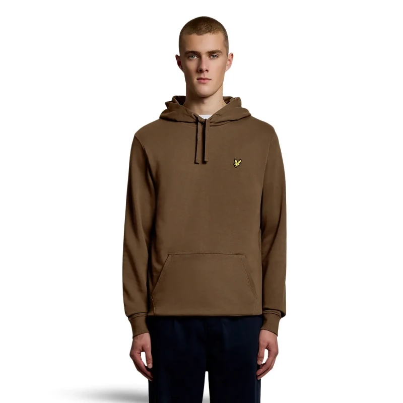 Image of Lyle & Scott Hooded sweatshirt Lyle & Scott Marron Male S
