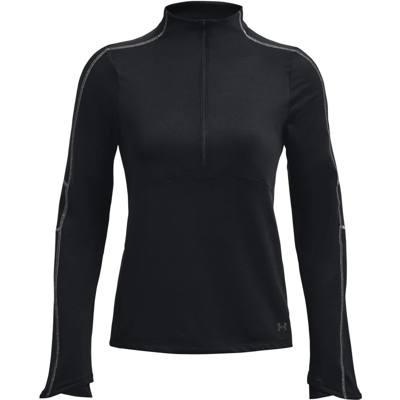 Image of Under Armour Half Zip Top Womens - Black 8