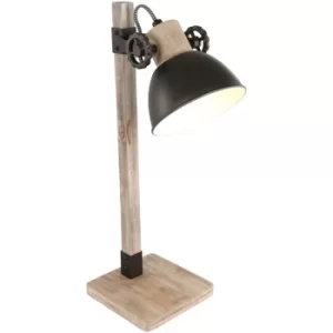 Image of Sienna Gearwood Desk Task Lamp Industrial Matt, Wood Blank