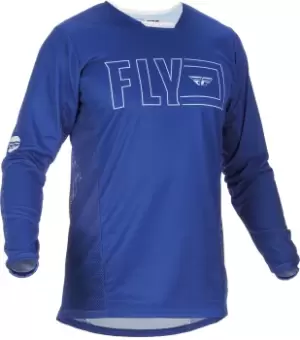 Image of FLY Racing Kinetic Fuel Jersey Blue White M